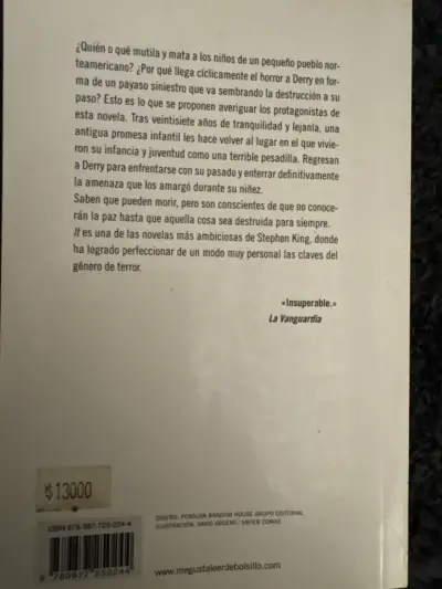 Libro It de Stephen King - miniatura 2