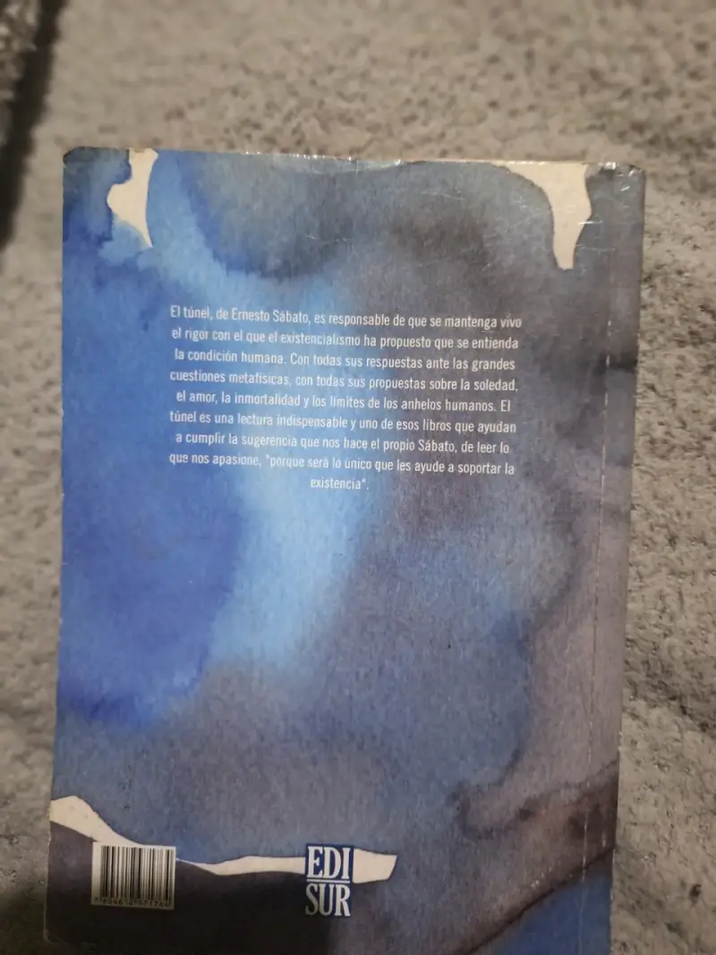 Libro El Túnel - Ernesto Sábato - 2