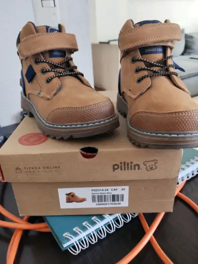 Bototos marrones para niño mara Pillin - miniatura 1