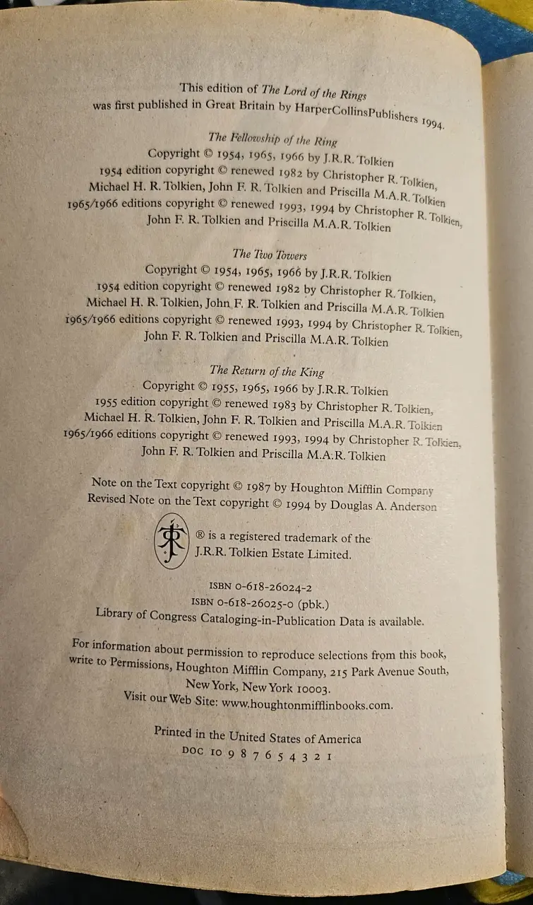 Libro The Lord of the Rings - 6