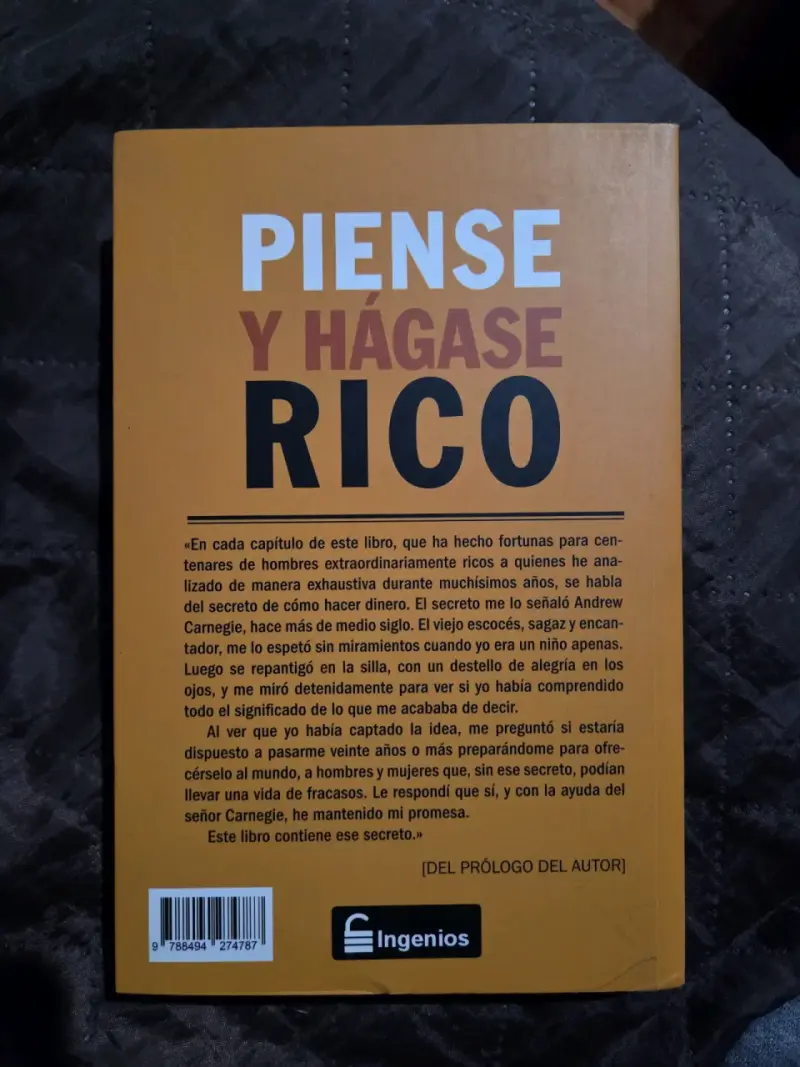 Libro 'Piense y Hágase Rico' - 2