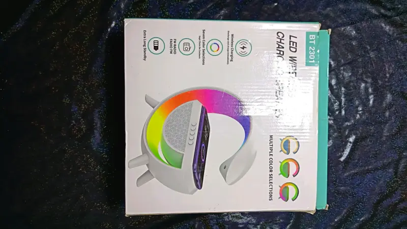 Cargador inalámbrico LED - 1