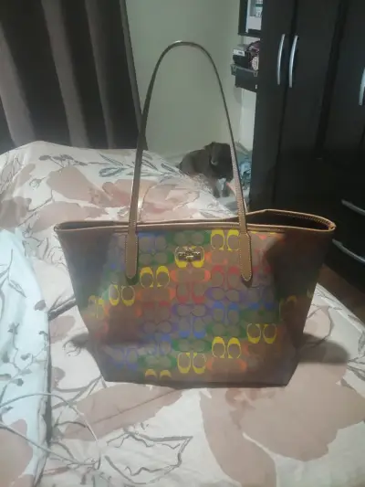 Bolso tote multicolor - miniatura 1