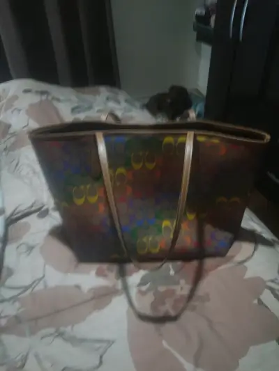 Bolso tote multicolor - miniatura 3