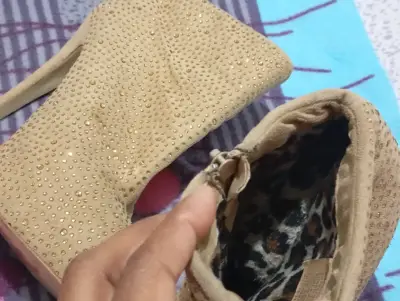 Botines de taco alto con brillo - miniatura 2