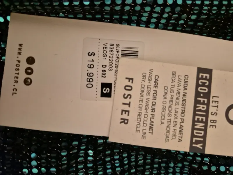 Polera ecológico Foster - 1