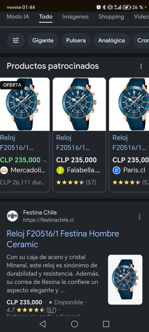 Reloj Festina ceramic - 2