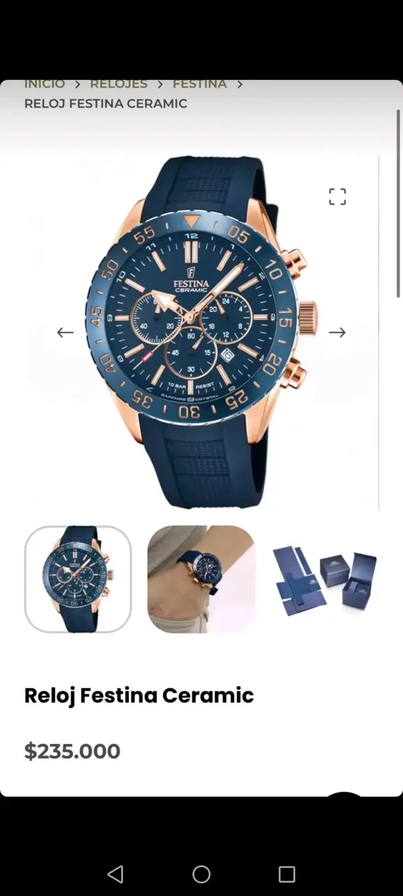 Reloj Festina ceramic - 3