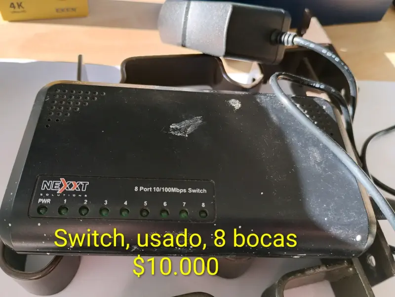 Switch Nexxt 8 bocas