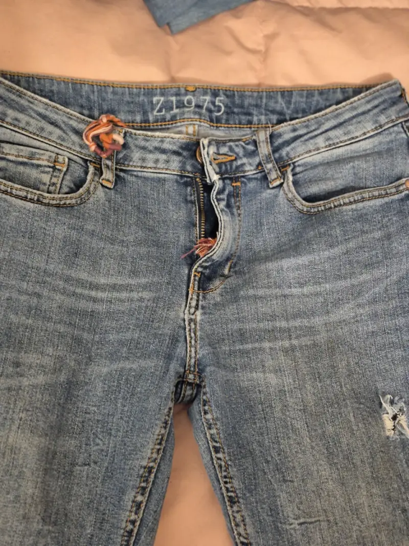 Jeans azules desgastados - 3