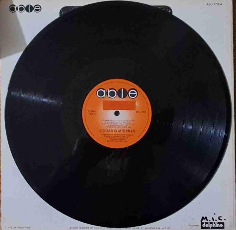 Vinilo Richard Clayderman A Comme Amour - 3