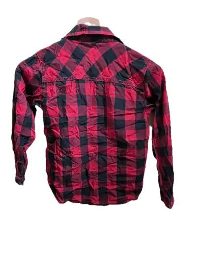 Camisa a cuadros roja y negra TALLA 8 - miniatura 2