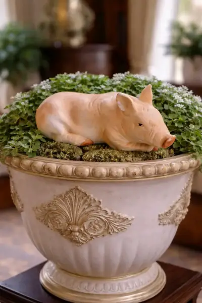 Cerdito decorativo - miniatura 1