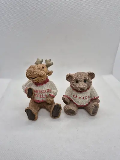 Adornos de cerámica Niagara y Canadá - miniatura 2