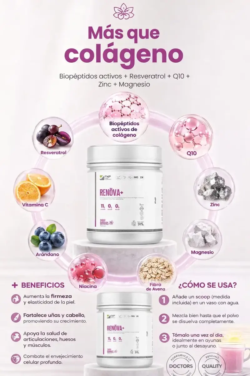 Renova+ suplemento sabor berries - 2