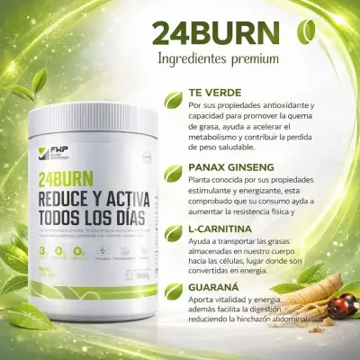 Suplemento 24Burn Reduce y Activa - miniatura 2