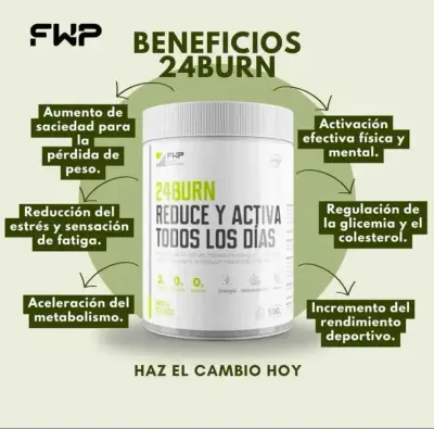 Suplemento 24Burn Reduce y Activa - miniatura 3