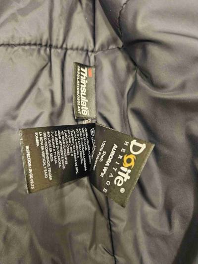 Parka larga con capucha negro - miniatura 2