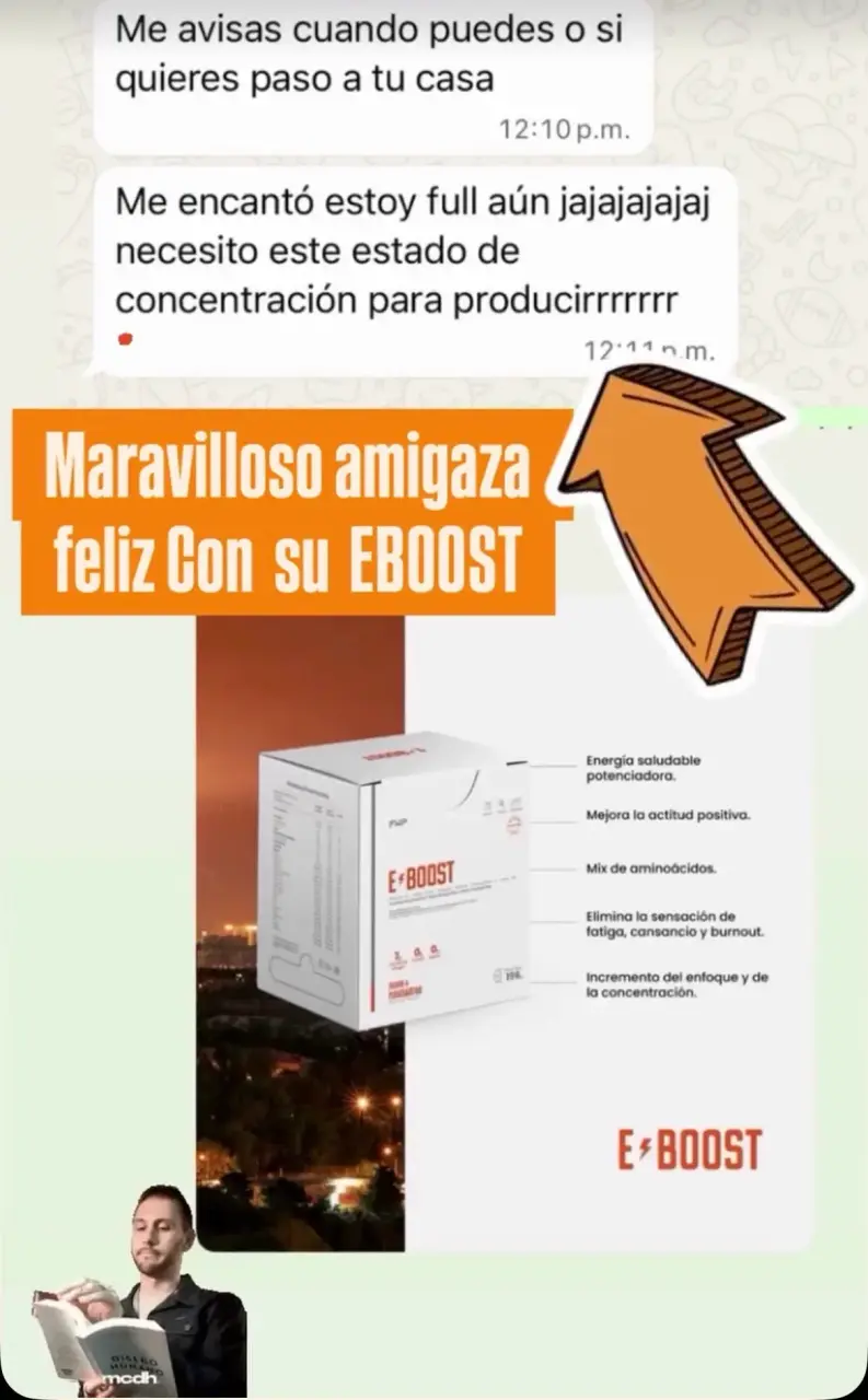E-Boost suplemento energético - 2