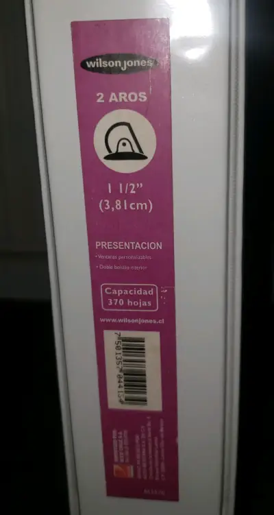 Archivador blanco de 2 aros, WilsonJones - miniatura 3