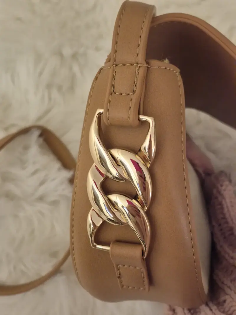 Cartera bandolera beige Isadora - 3
