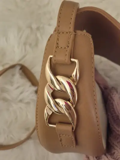 Cartera bandolera beige Isadora - miniatura 3