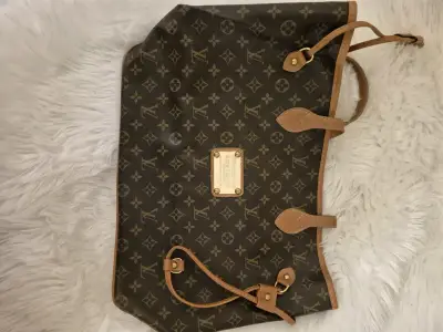 Bolso tote monogram marrón - miniatura 1