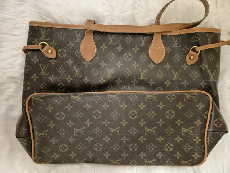 Bolso tote monogram marrón - 3