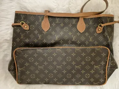 Bolso tote monogram marrón - miniatura 3
