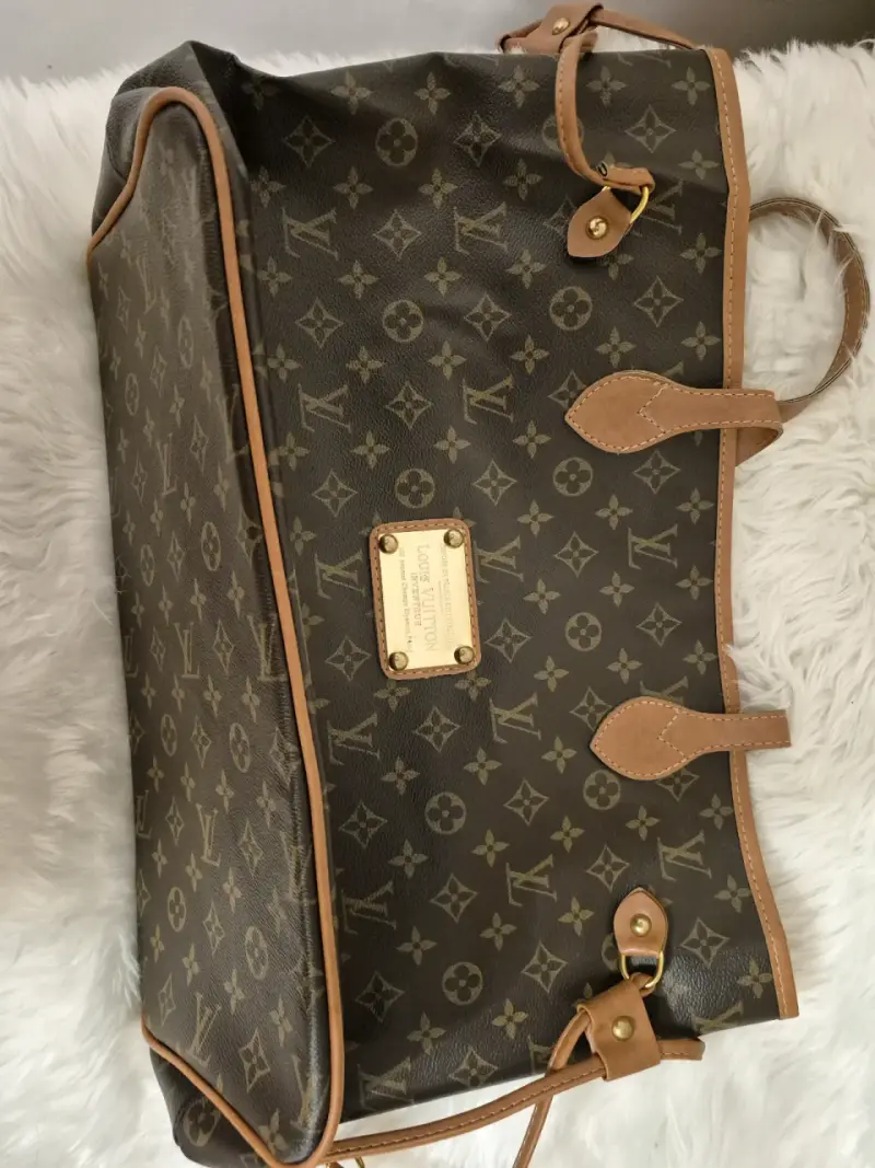 Bolso tote monogram marrón - 5