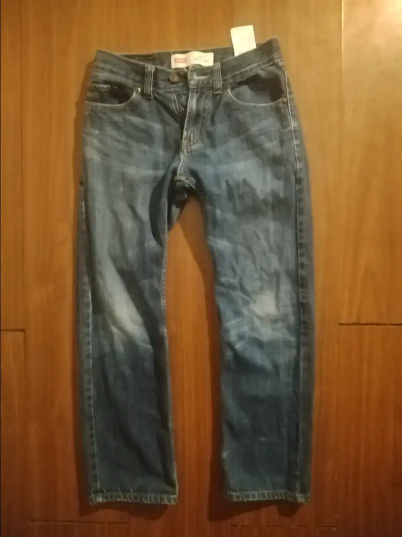 Jeans azul desgastado - 1