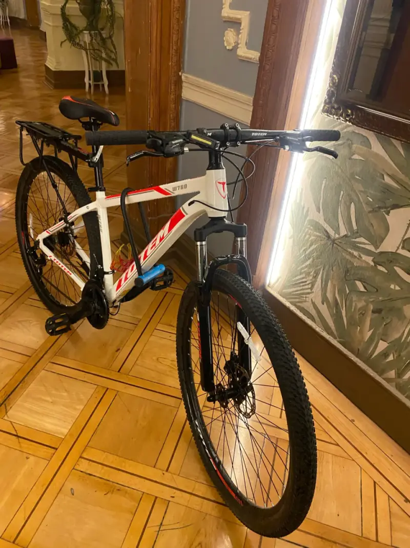 Bicicleta Totem MTB blanca - 1