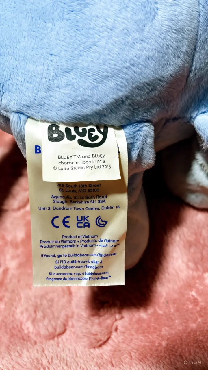 Peluche bluey  B.A.B - 3