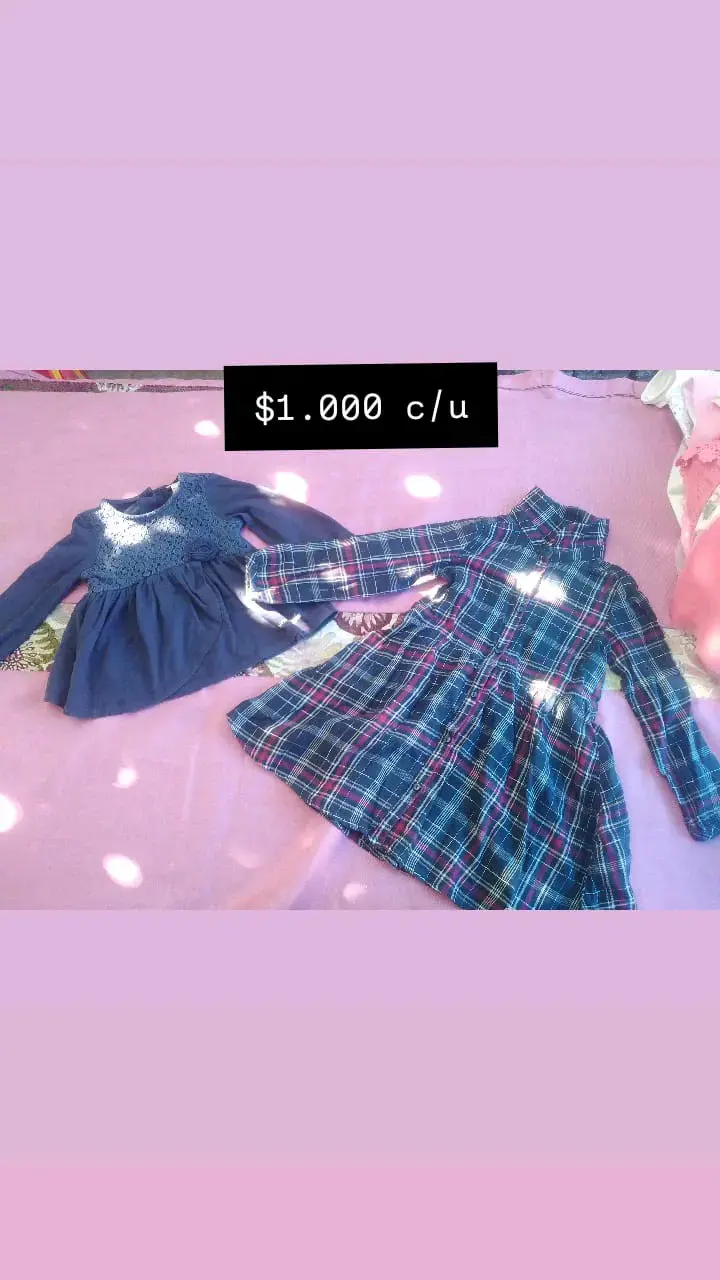 Vestidos para niña en colores variados - 1