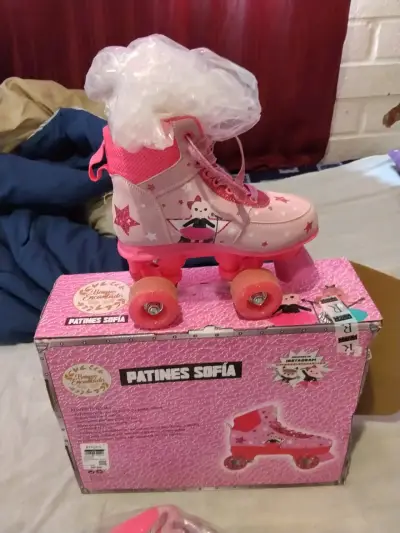 Patines Sofía rosados en caja - miniatura 1