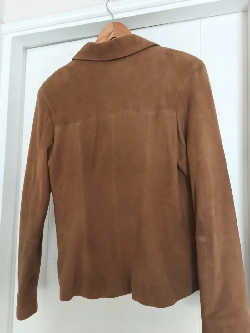 Chaqueta de gamuza marrón - 2