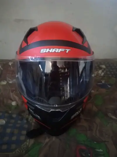 Casco de moto Shaft rojo - miniatura 1
