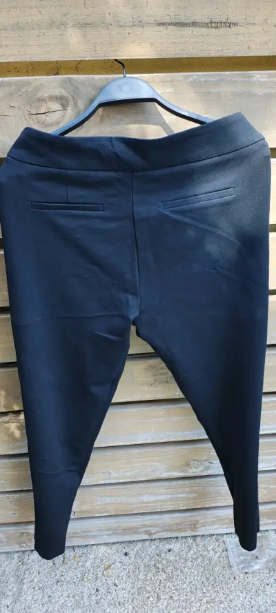 Pantalón negro casual mujer - miniatura 5