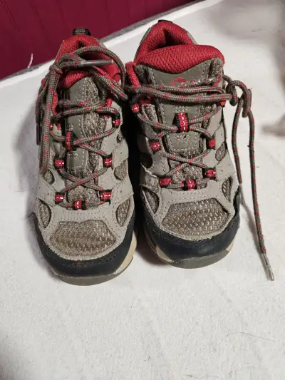 Zapatillas de trekking grises y rojas 27 MERREL - miniatura 1