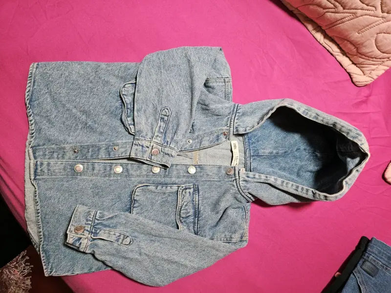 Chaqueta de mezclilla con capucha zara 5 a 6 años - 5