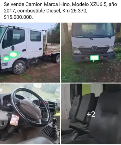 Camión Hino XZU6.5 Diesel 2017 - miniatura 1