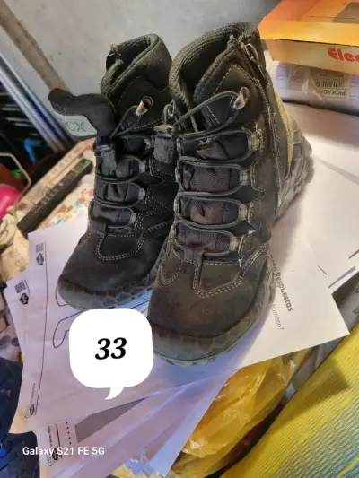 Botines de seguridad café talla 39 - miniatura 3