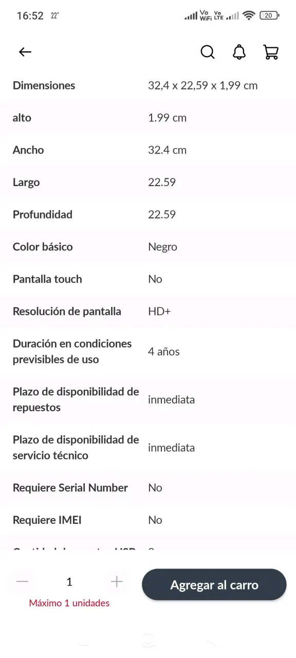 Notebook HP gris - 4