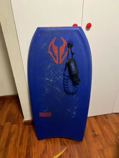 Tabla Bodyboard Element azul con leash - miniatura 1
