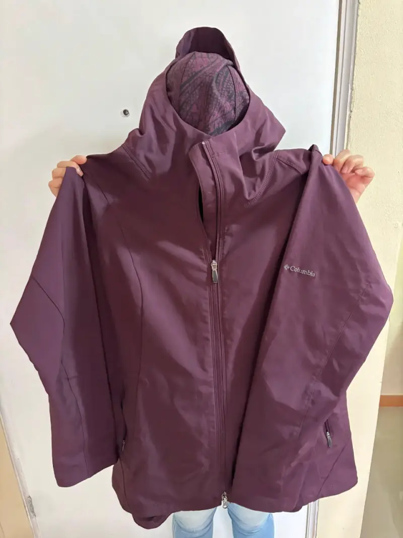Chaqueta Columbia burdeos - 2