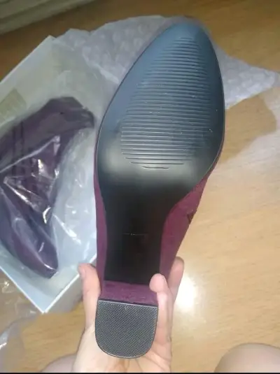 Botines Burdeo de tacón alto marca Steve Madden - miniatura 5