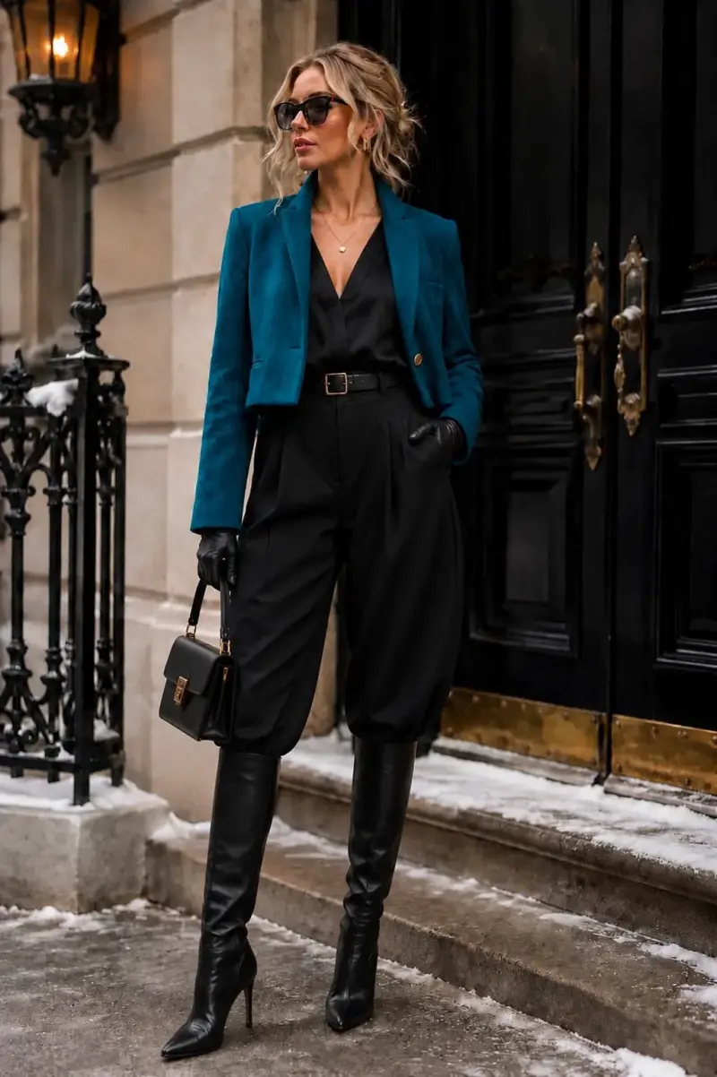Blazer azul turquesa - 2
