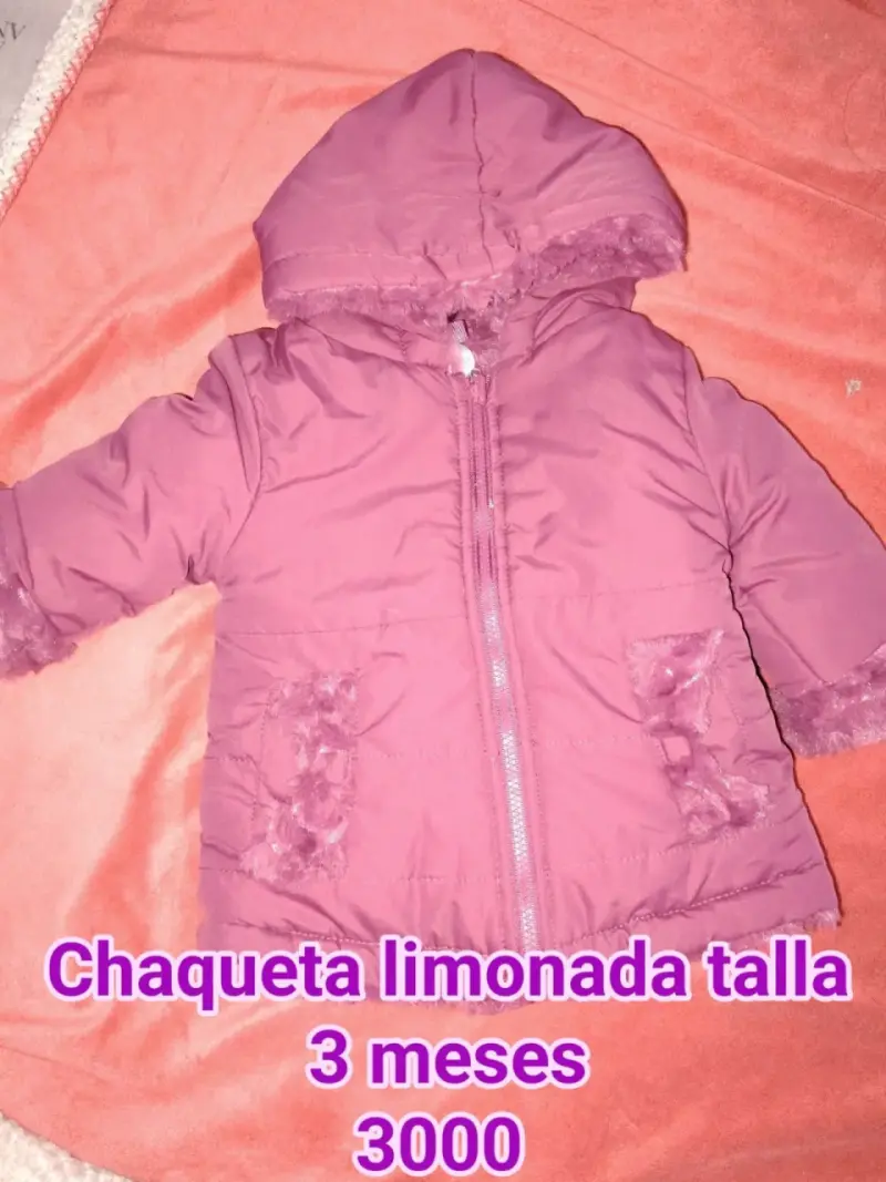Impermeable azul y rojo talla 10 - 4