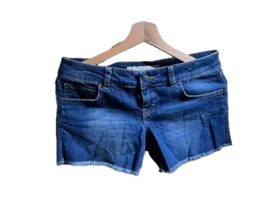Shorts de mezclilla azul talla 38 - miniatura 1