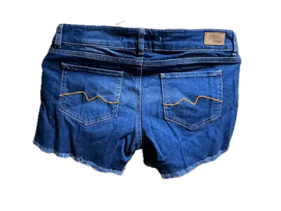 Shorts de mezclilla azul talla 38 - miniatura 2
